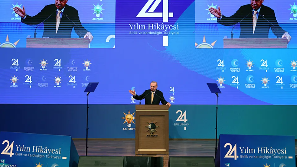 Sembol şarkılar Başkan Erdoğan için çaldı