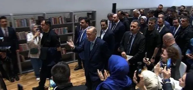 Başkan Erdoğan Rami Kütüphanesi’nde gençlerle bir araya geldi: 21.00’de sosyal medya hesaplarında ve televizyonlarda
