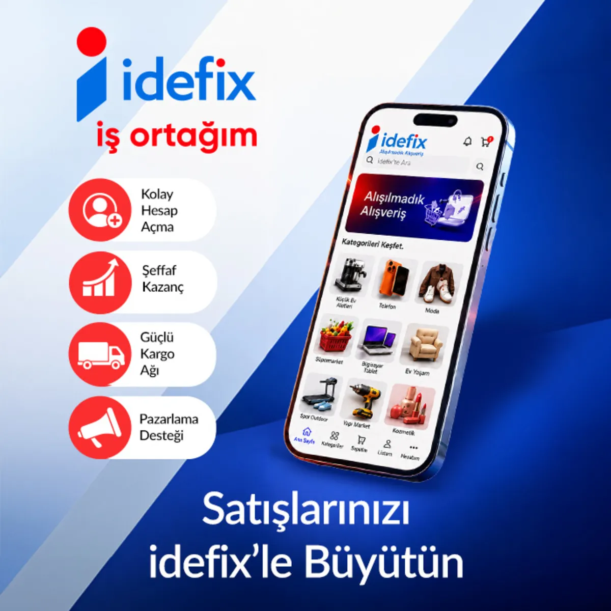 idefix İş Ortağım, satıcılara e-ticarette büyüme fırsatları sunuyor