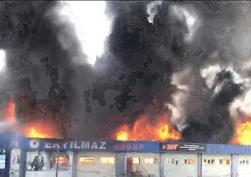 İstanbul Hadımköy'de fabrika yangını