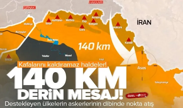 140 km derinlikte harekat ne anlama geliyor? Terör yuvaları nasıl imha edildi?