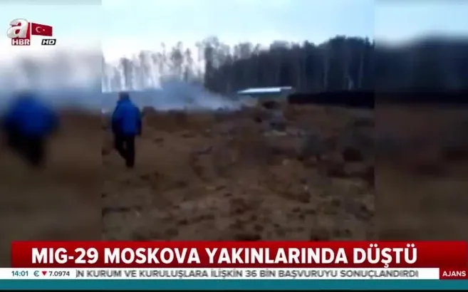 Rusya'ya ait savaş uçağı düştü