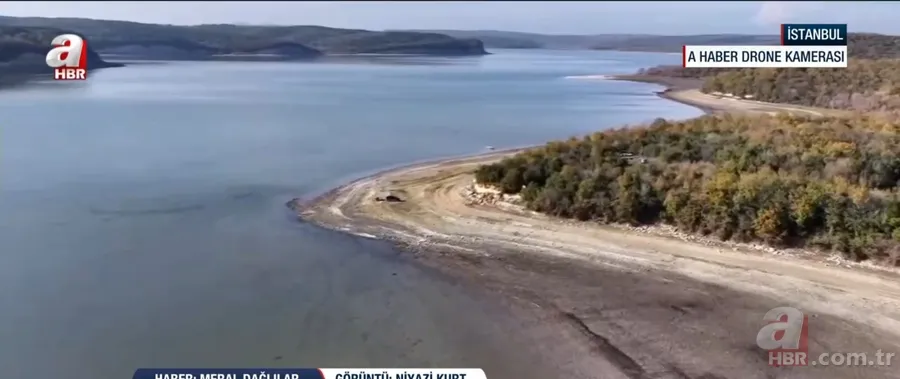 Terkos Gölü'nde kuraklığın acı bilançosu! Sular çekildi tekneler karaya oturdu 2