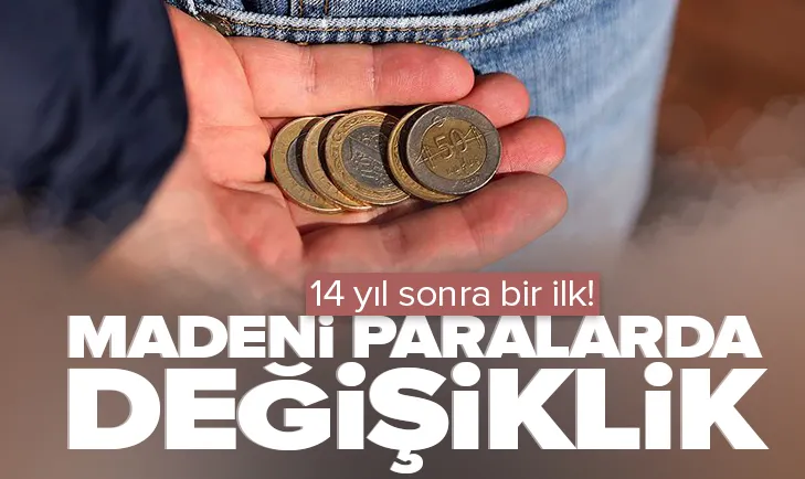 Madeni paralarda değişiklik!