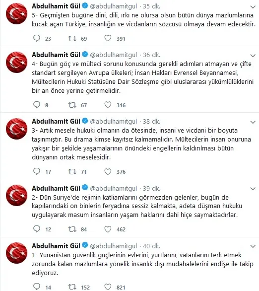 Son dakika: Adalet Bakanı Abdulhamit Gül’den Avrupa’ya flaş mülteci tepkisi