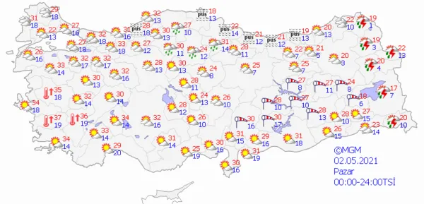 1619883465927.png Havalar ısınıyor! Bahar yüzünü göstermeye başladı! Meteoroloji'den son dakika açıklaması: İstanbul Ankara İzmir hava durumu - 3
