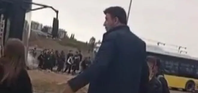 İETT şoförü vatandaşla tartıştı! İlginç anlar yaşandı