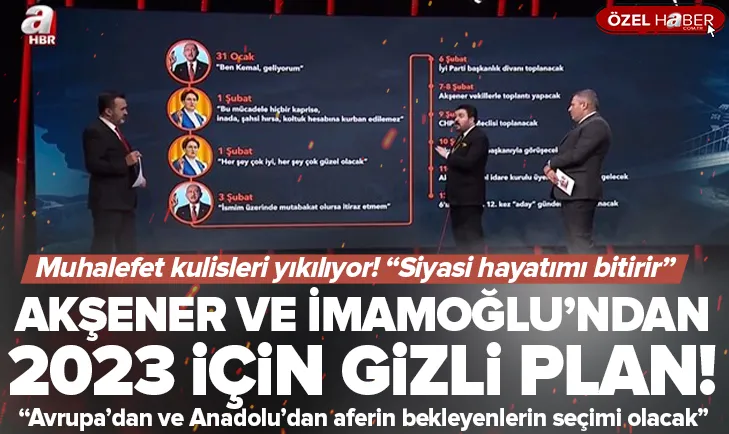 Muhalefet kulisleri yıkılıyor! Gizli plan...