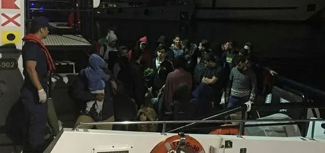 İzmir’de 4 ayrı botta 251 göçmen yakalandı