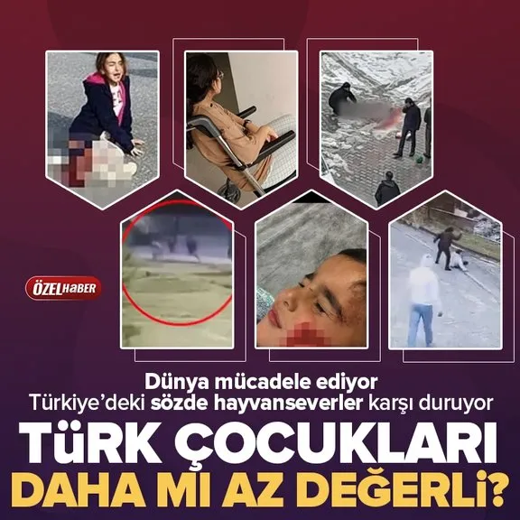 Dünya mücadele ediyor Türkiye’de sözde hayvanseverler karşı çıkıyor! Türk çocukları daha mı az değerli?