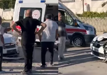 Otomobiller birbirine girdi! Yaralılar var