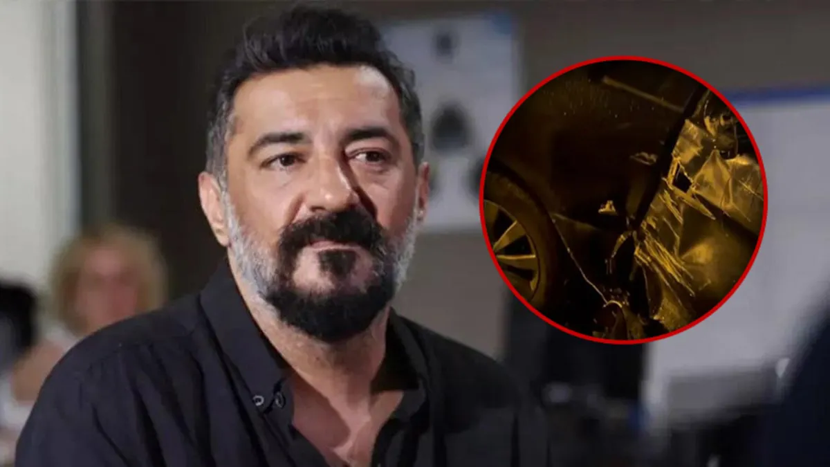 Celil Nalçakan trafikte ölümden döndü! Korkutan kazanın görüntüleri...