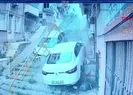 Kaza sonrası merdivenlere düştüler