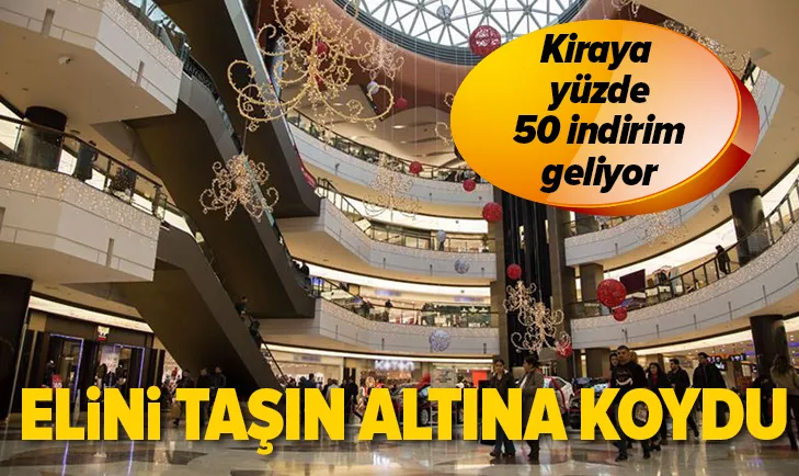 Kiraya yüzde 50 indirim geliyor