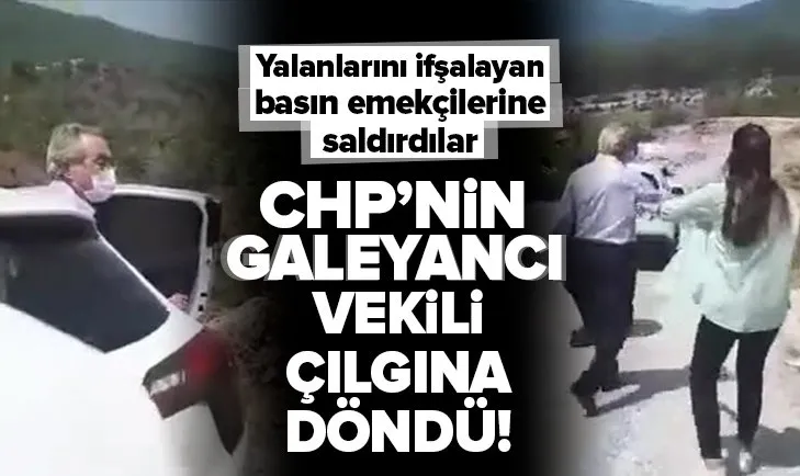 Algı operasyonu ellerinde patlayınca çılgına döndüler! CHP’li vekilin şoförü basın emekçilerinin üzerine yürüdü