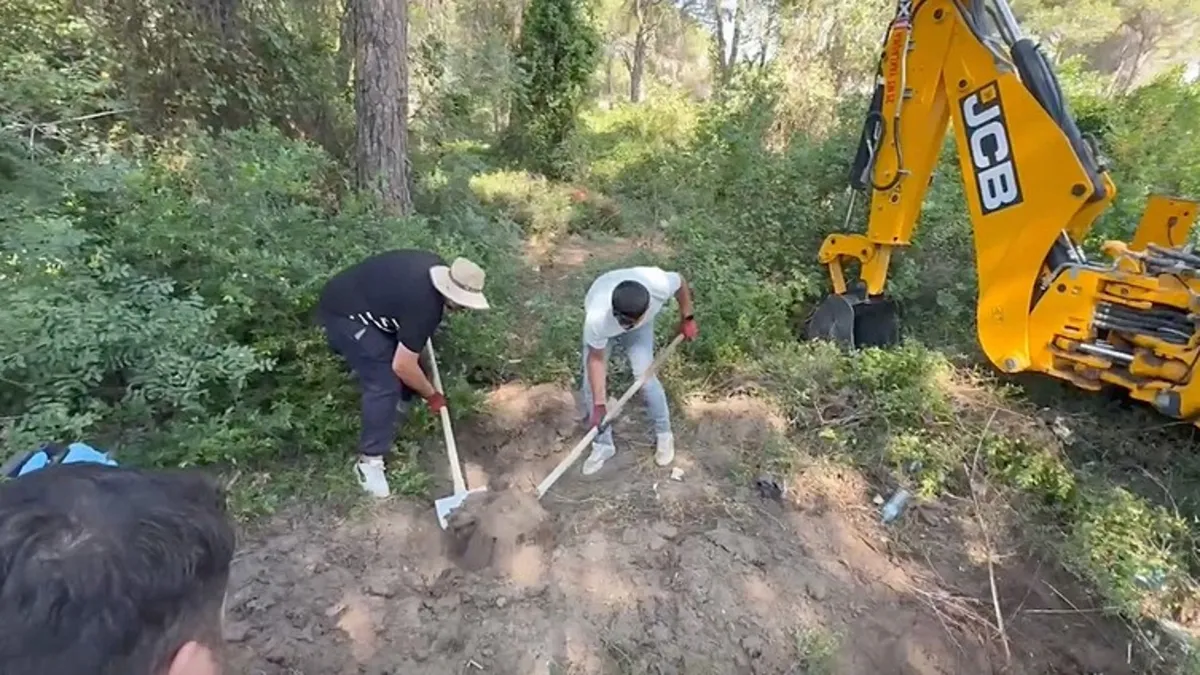 Gerçek yıllar sonra ortaya çıktı! Katil koca gösterdi iskelet parçaları bulundu