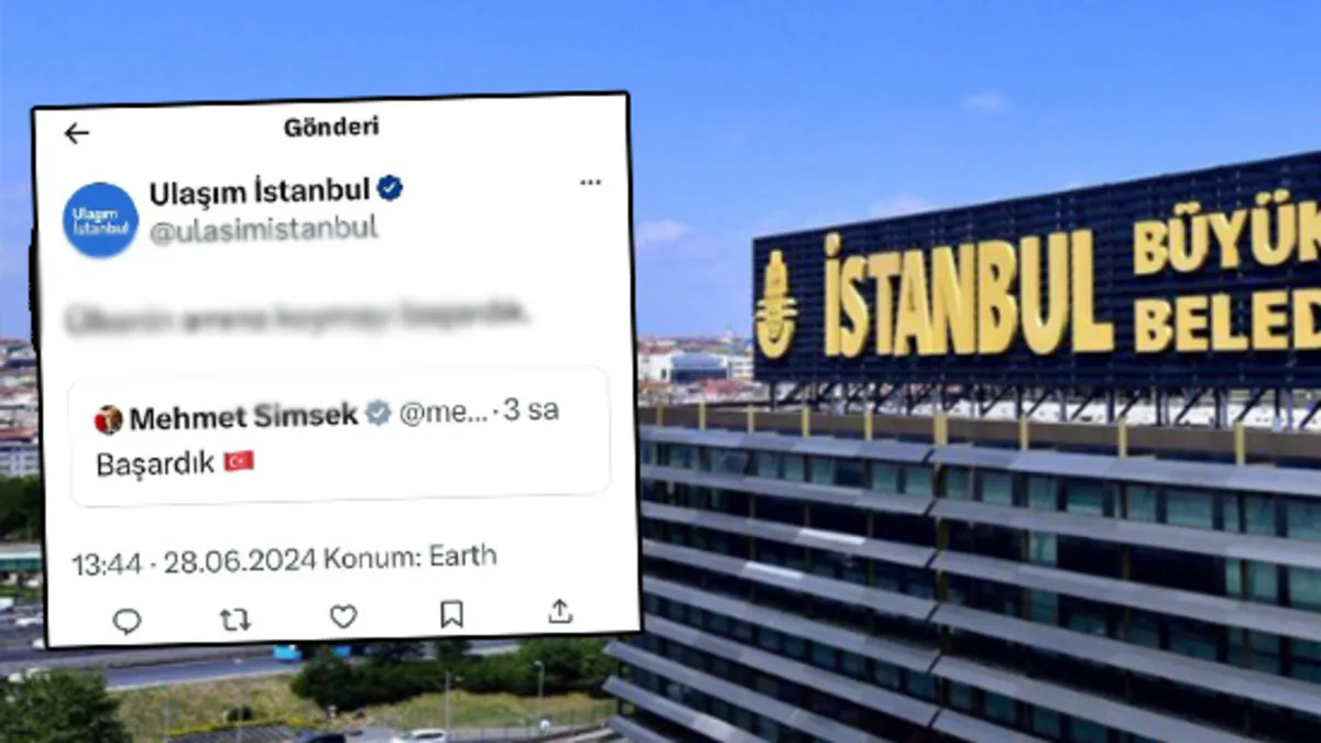 İBB'den skandal Bakan Şimşek paylaşımı! Resmi hesaptan küfürle yanıt verdiler | Soruşturma başlatıldı