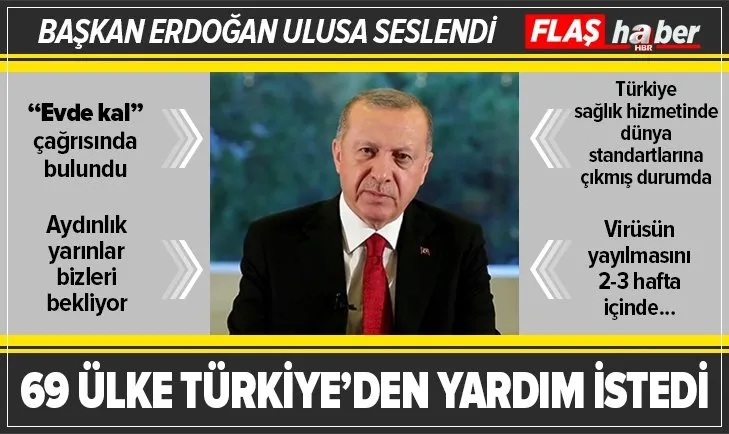 Başkan Erdoğan ulusa seslendi