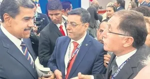 Maduro Türk heyetini böyle karşıladı!
