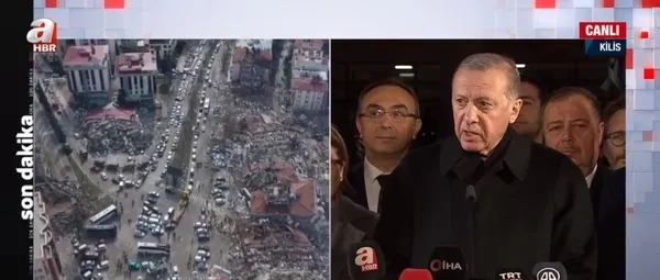 Başkan Erdoğan’dan deprem bölgesi Kilis’te flaş açıklamalar: Hiçbir vatandaşımız konutsuz kalmayacak