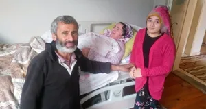 Trabzon’da MS hastası için yol yapıldı