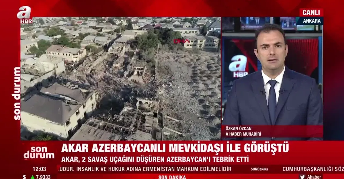 Milli Savunma Bakanı Akar Azerbaycanlı mevkidaşı ile görüştü
