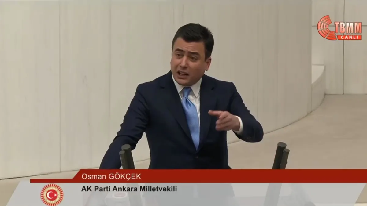 AK Parti Milletvekili Osman Gökçek'ten CHP'li vekillere Meclis kürsüsünden "şaibe" tepkisi: Araştırılmasını istemiyorsunuz