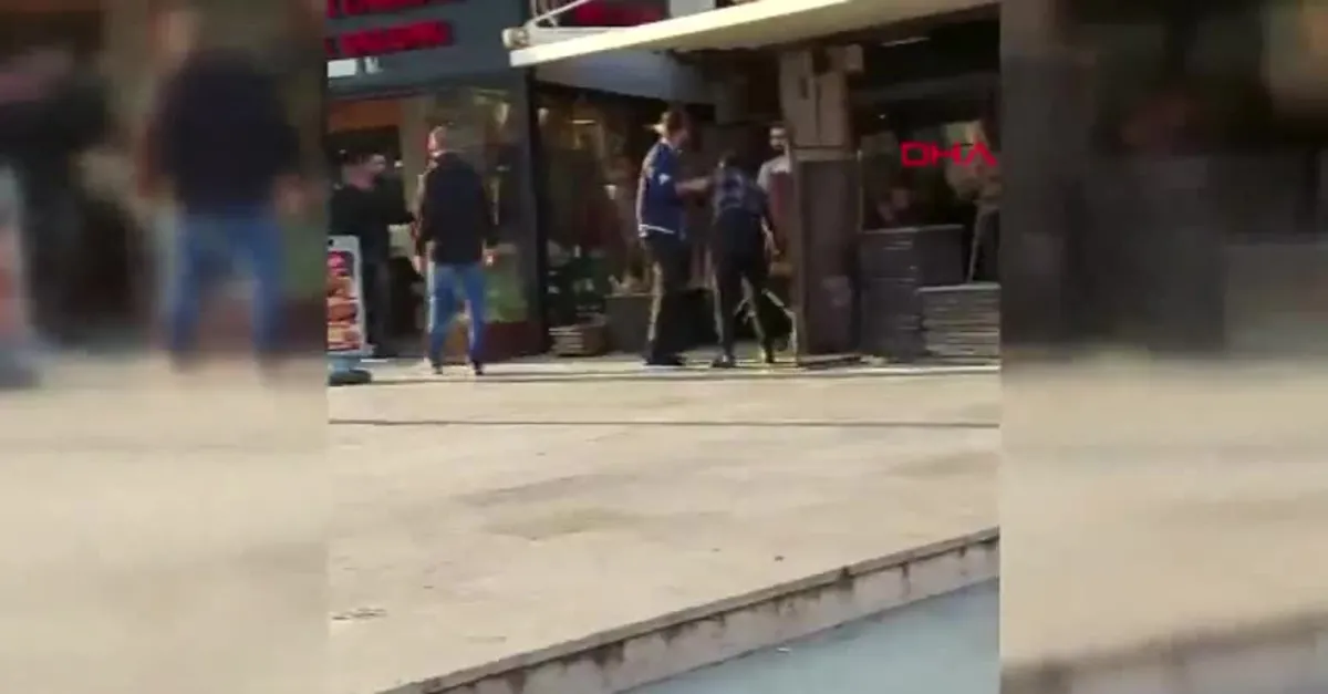 İstanbul Avcılar'da eşini döven adama meydan dayağı!