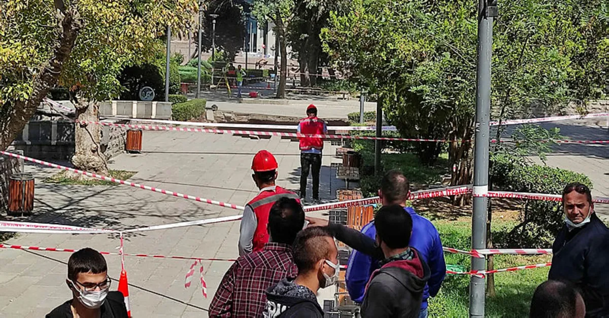 Ankara'da metro inşaatında göçük