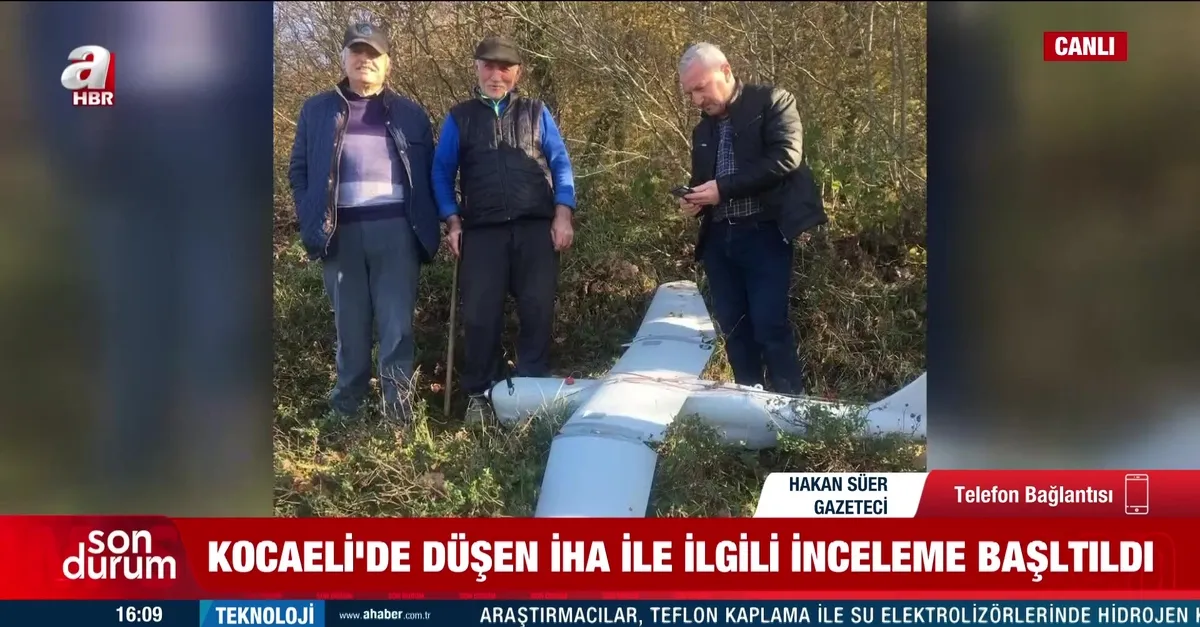 İzmit'te İHA düştü!