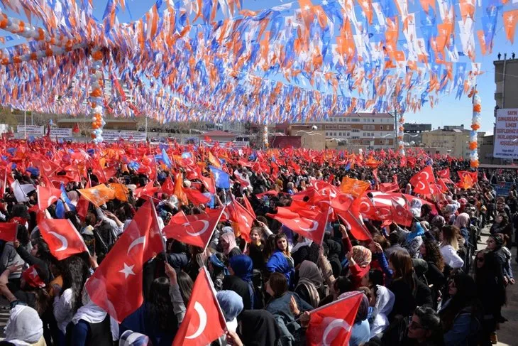 Başkan Erdoğan'a Şırnak'ta sevgi seli