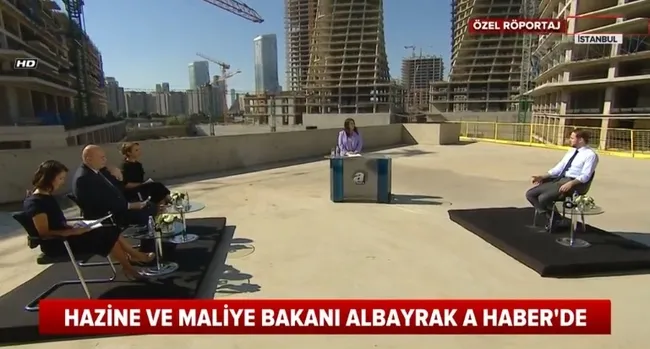 Hazine ve Maliye Bakanı Berat Albayrak'tan A Haber canlı yayınında önemli açıklamalar - 1