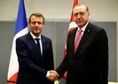 Başkan Erdoğan, Macron ile görüştü