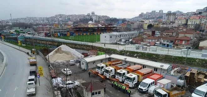 Kar yağışı İstanbul’a giriş yaptı ekipler alarm durumuna geçti