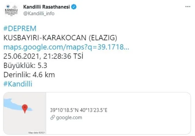 Son dakika: AFAD duyurdu! Bingöl'de 5,2 büyüklüğünde korkutan deprem | Artçılar peş peşe geldi - 5