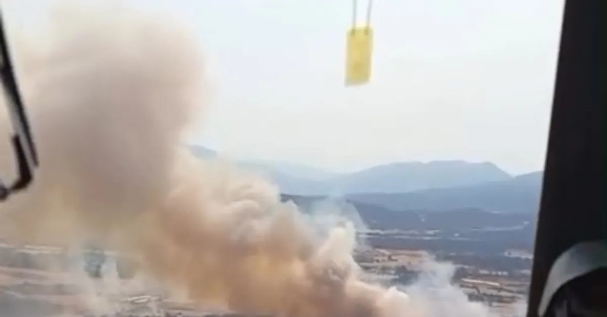 A Haber ekipleri yangın bölgelerinde