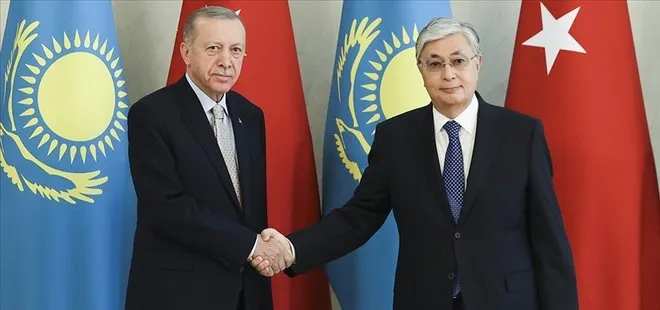 Son dakika: Başkan Erdoğan Kazakistan Cumhurbaşkanı Tokayev ile görüştü