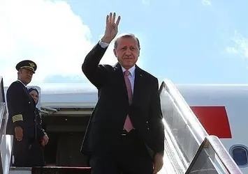 Başkan Erdoğan Azerbaycan'dan ayrıldı
