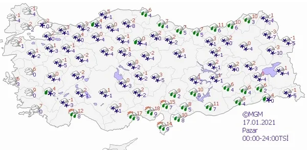 İstanbul’da kar yağışı başladı! İstanbul için kar yağışı açıklaması! Hava sıcaklığı -2 derece olacak!