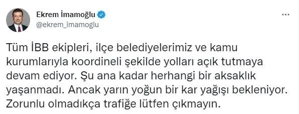 CHP’li İBB kar yağışında da sınıfta kaldı! Tuz yok buz var...