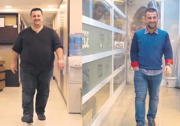 14 ayda 100 kilo verdi