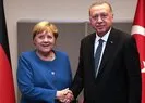 Son dakika: Başkan Erdoğan, Almanya Başbakanı Angela Merkel ile görüştü