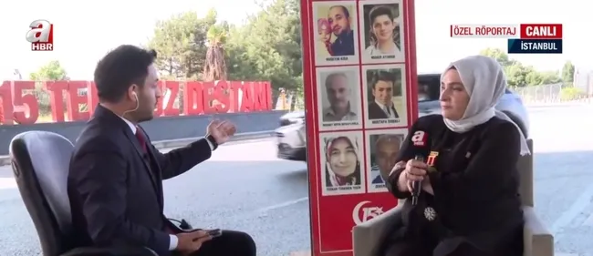 15 Temmuz gecesi neler yaşandı? Eşi şehit olan 15 Temmuz gazisi Vahide Şefkatlioğlu A Haber’de