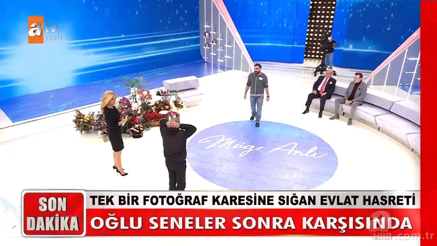 33 yıllık hasret Müge Anlı’da bitti! Turan Çelik oğluna canlı yayında kavuştu! Dede torunun kucaklaşması gözyaşlarına boğdu 4