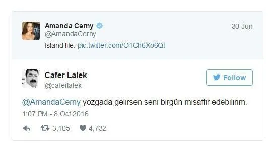 Amanda Cerny I Yozgat A Davet Eden Amcaya Cevap Geldi A Haber En Son Haberler