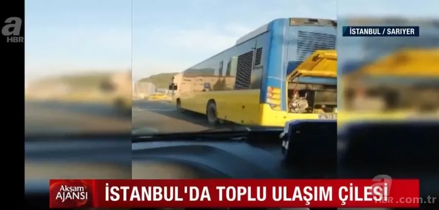 Vatandaşın İETT çilesi! İşte yolda kalan otobüsler... 4