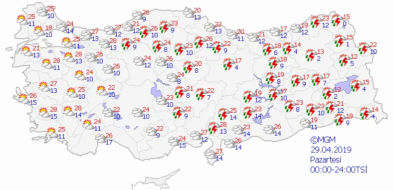 Meteoroloji'den son dakika uyarısı! Bugün İstanbul'da hava nasıl olacak? 27 Nisan 2019 hava durumu - 4