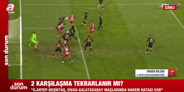 Son dakika: Gaziantep FK - Beşiktaş ve Sivasspor - Galatasaray maçlarının VAR kayıtları açıklandı! O VAR hakemi men edildi