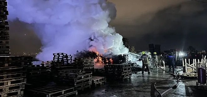 Bursa’da feci olay! Palet fabrikasında korkutan yangın