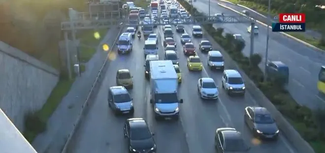İstanbul’da sabah trafiği! İşte trafik yoğunluk haritasında son durum